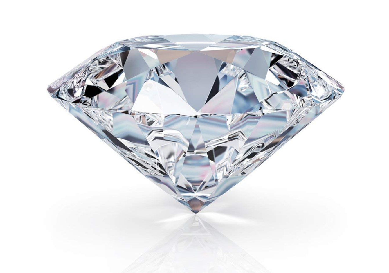 A loose brilliant-cut diamond