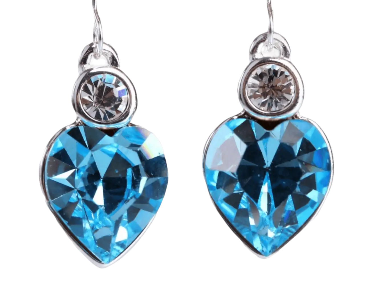 Gemstone drop earrings