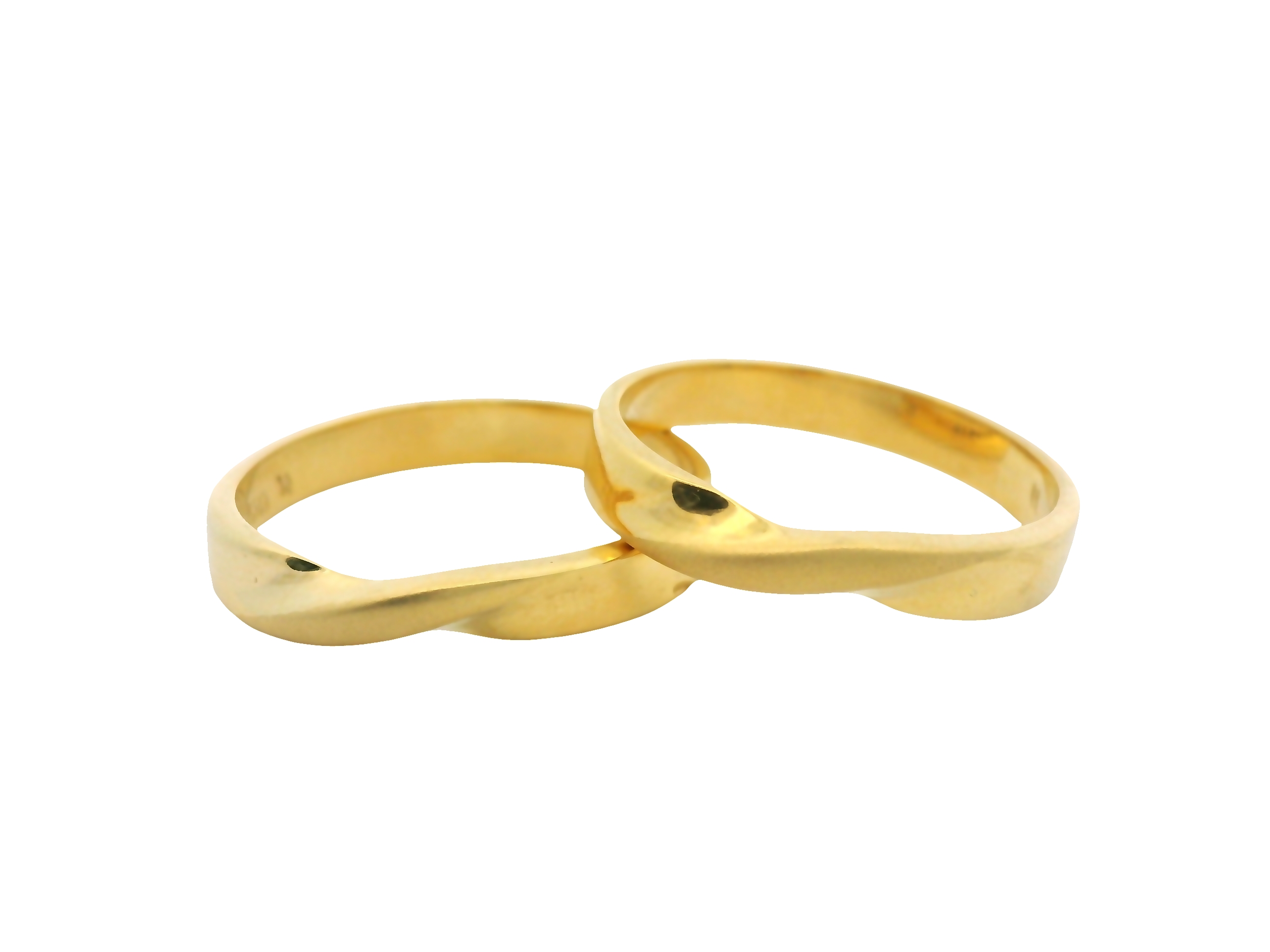Customized Twisted Wedding Ring 14k