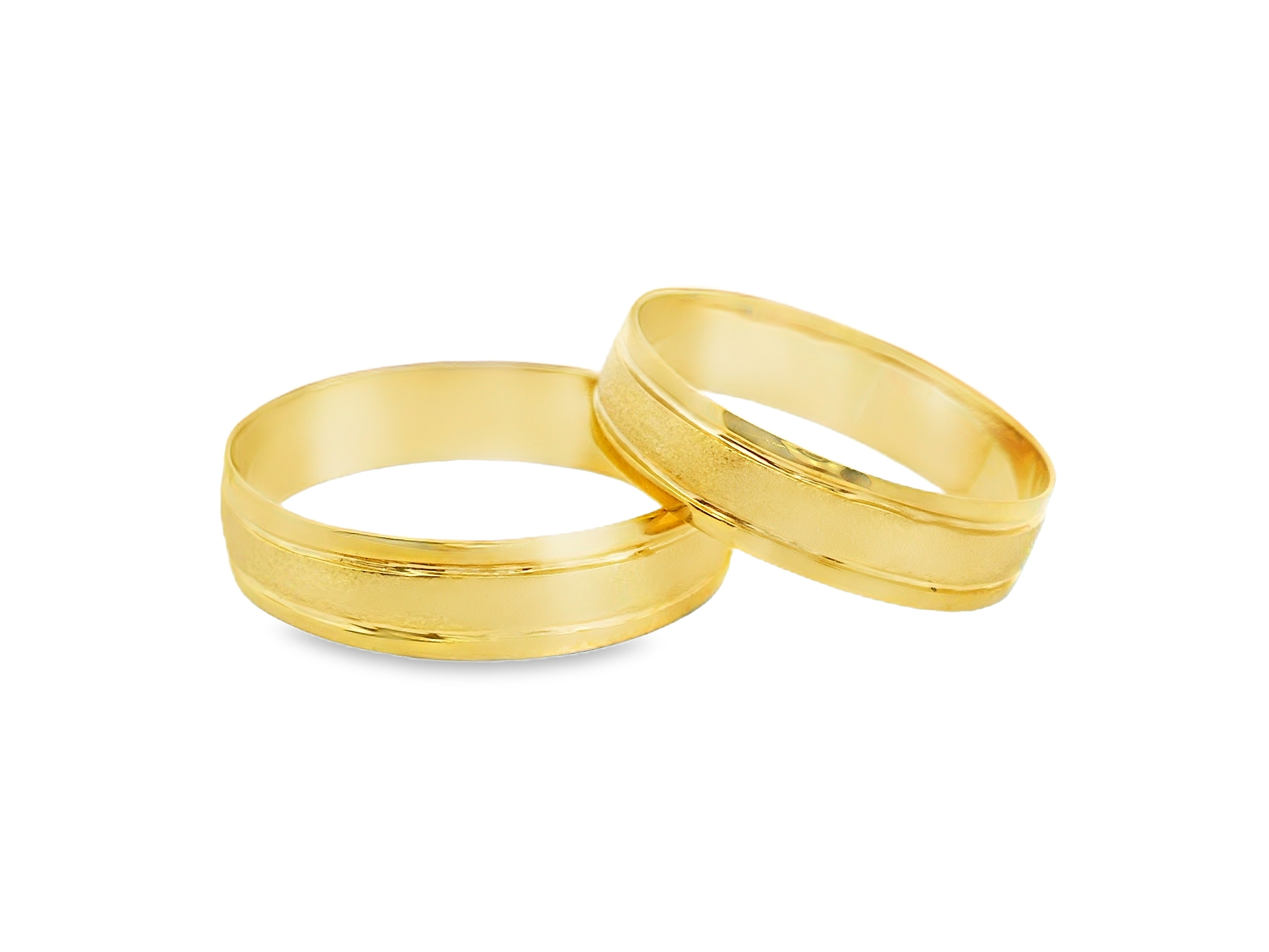 Customized Combination Wedding Ring 14k